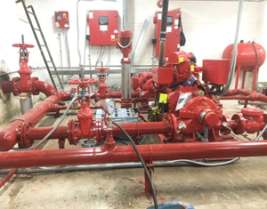 اختبار مضخات الحريق