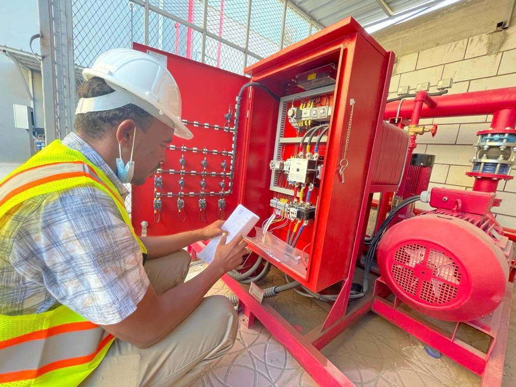 فحص واعتماد أنظمة مكافحة الحريق