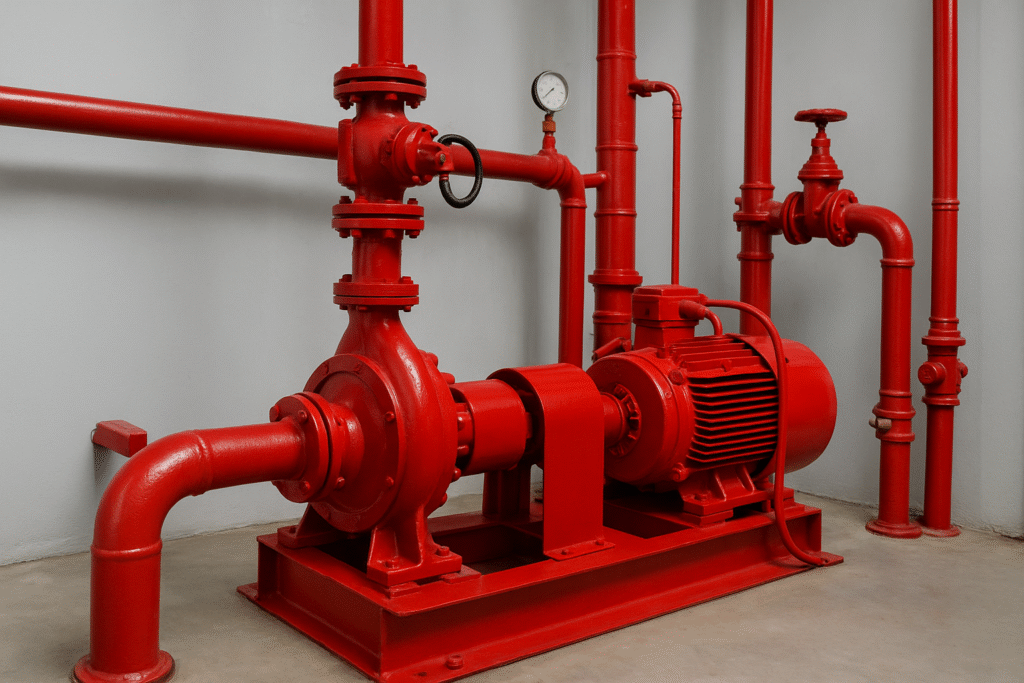 صيانة مضخات الحريق