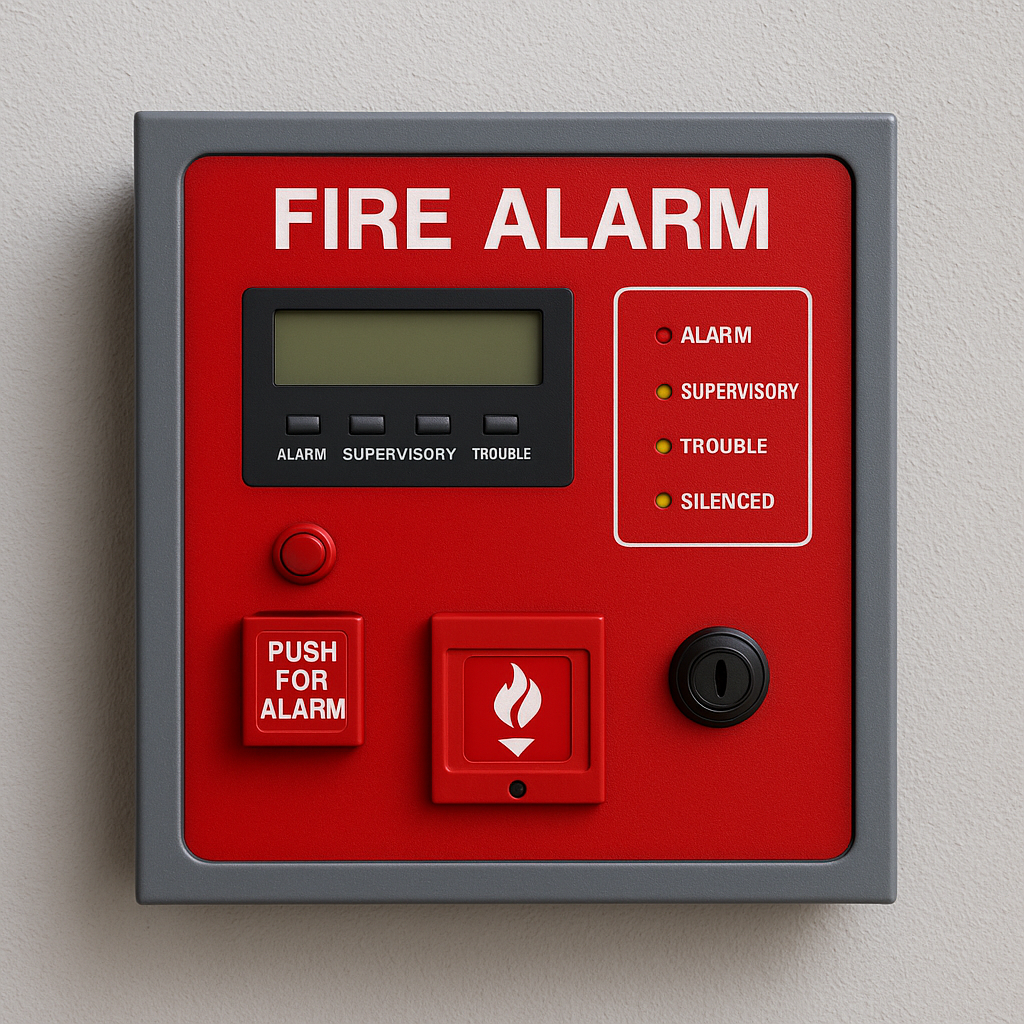 ما هي أنواع لوحات انذار الحريق؟