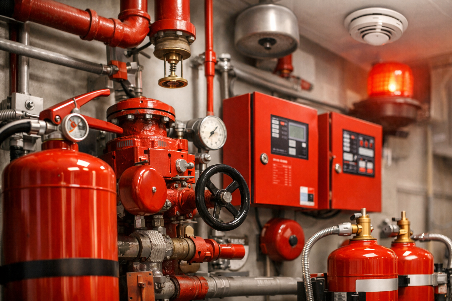 أنظمة الحماية من الحريق