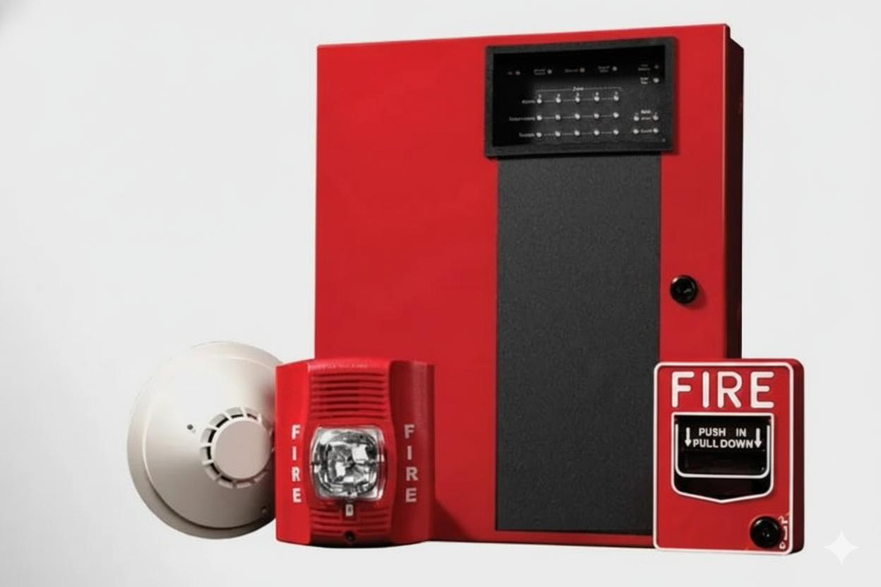 ما هي أنواع لوحات انذار الحريق؟