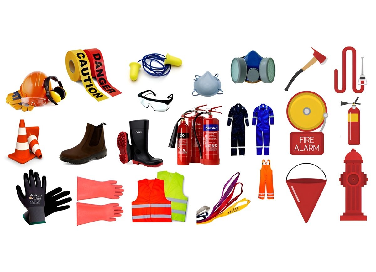 معدات السلامة المهنية المعتمدة من الدفاع المدني