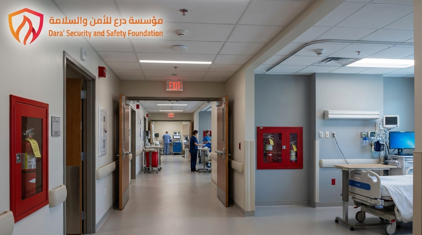 نظام إطفاء الحريق في المستشفيات